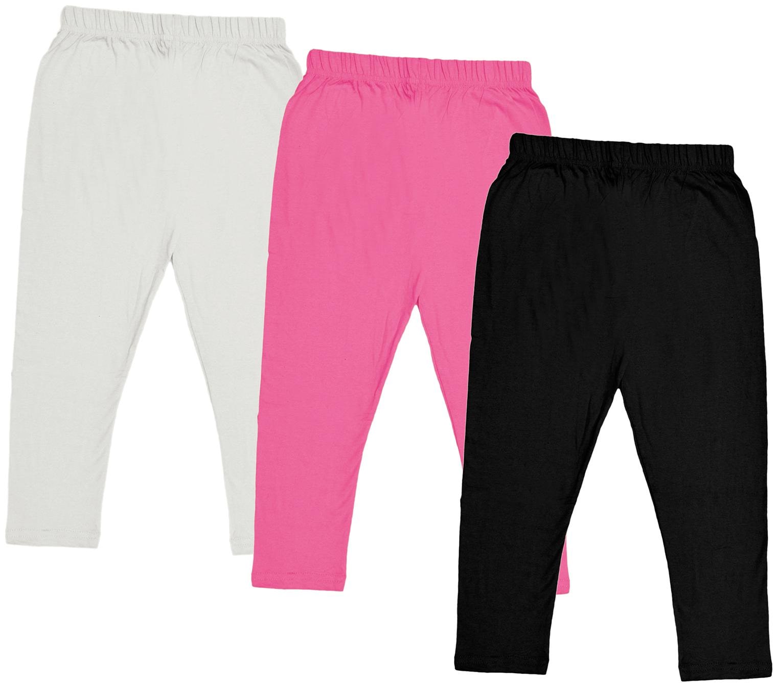

Indiweaves Girl Cotton Solid Capri - Multi