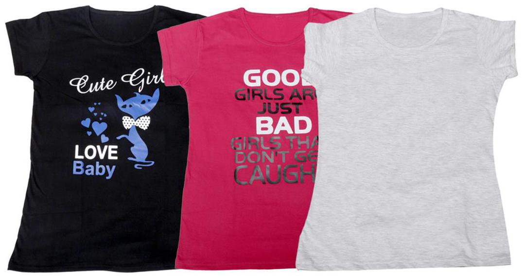 

Indiweaves Girl Cotton Solid T shirt - Multi