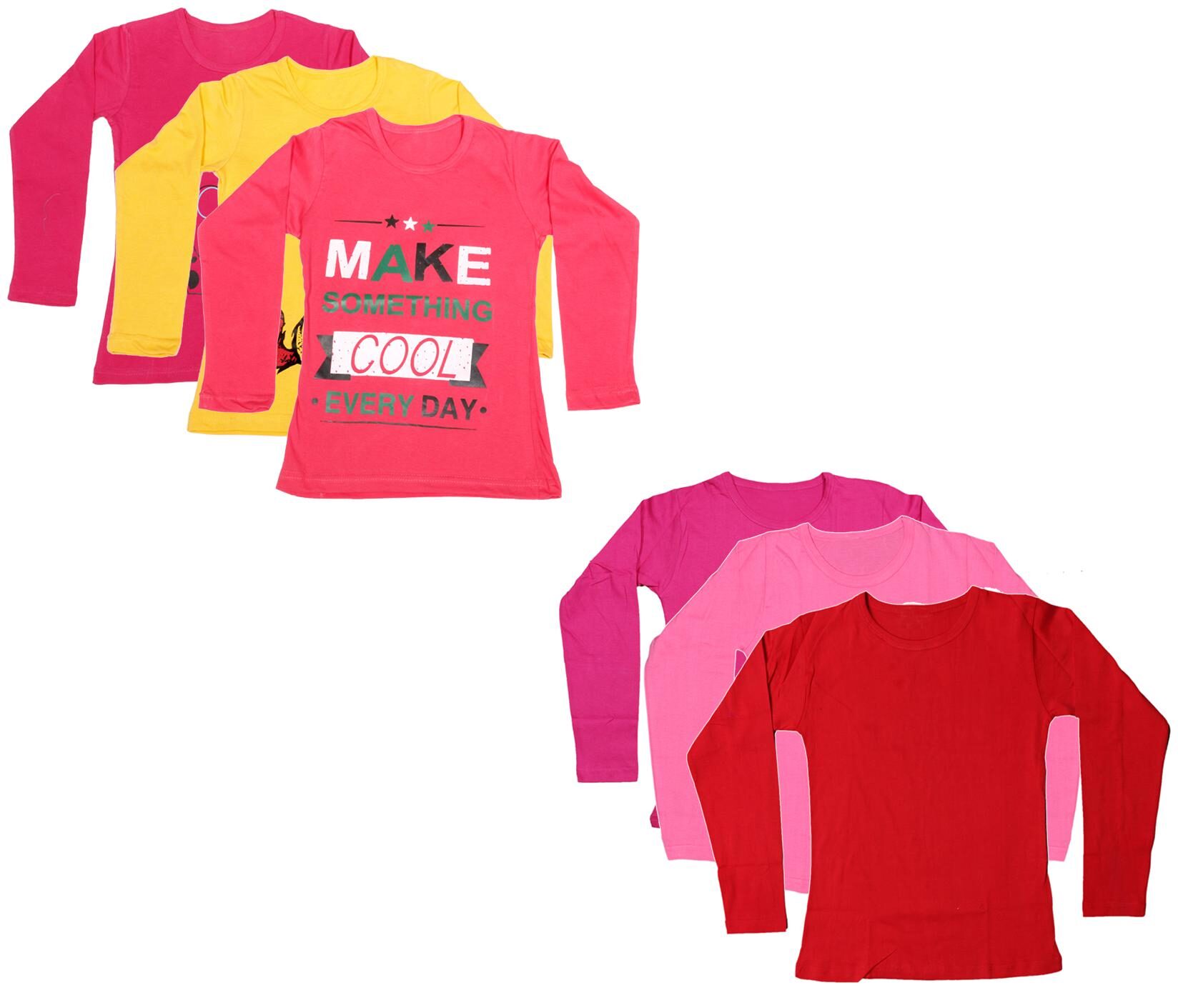 

Indiweaves Girl Cotton Printed T shirt - Multi