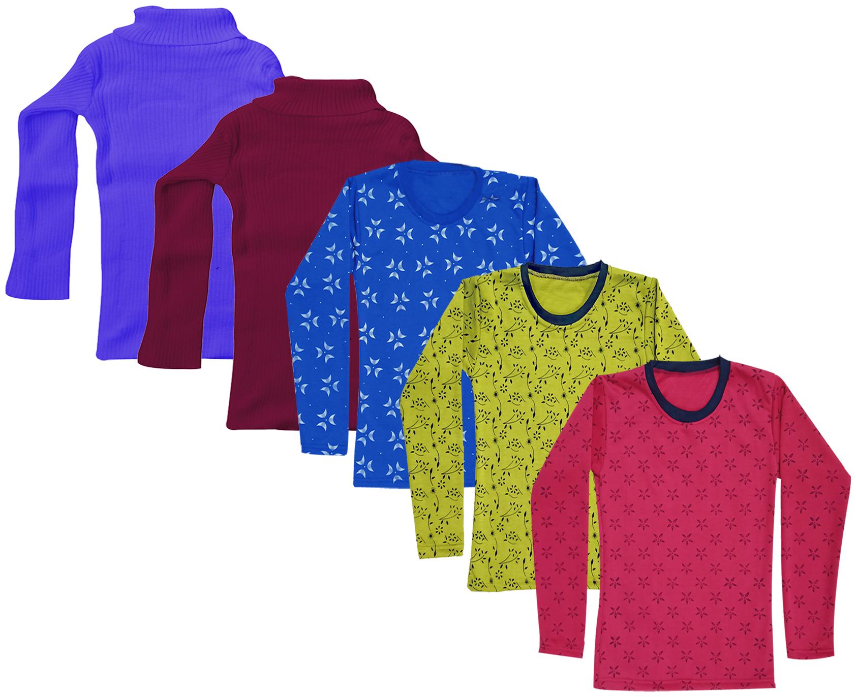 

Indiweaves Girl Wool Printed T shirt - Multi