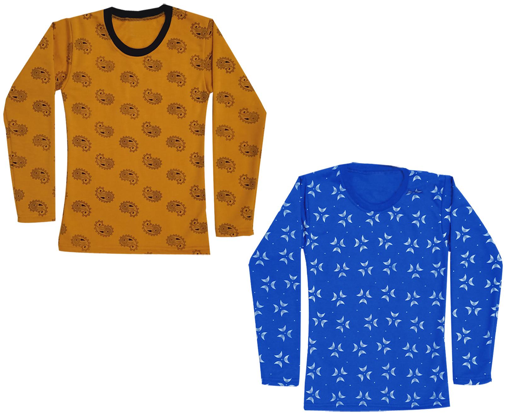

Indiweaves Girl Wool Printed T shirt - Multi