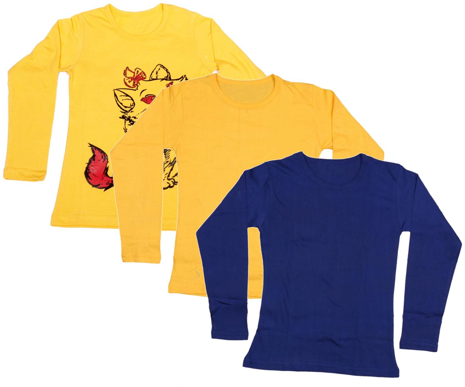 

Indiweaves Girl Cotton Printed T shirt - Multi