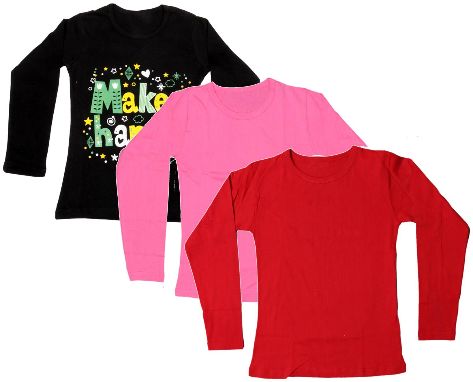 

Indiweaves Girl Cotton Printed T shirt - Multi