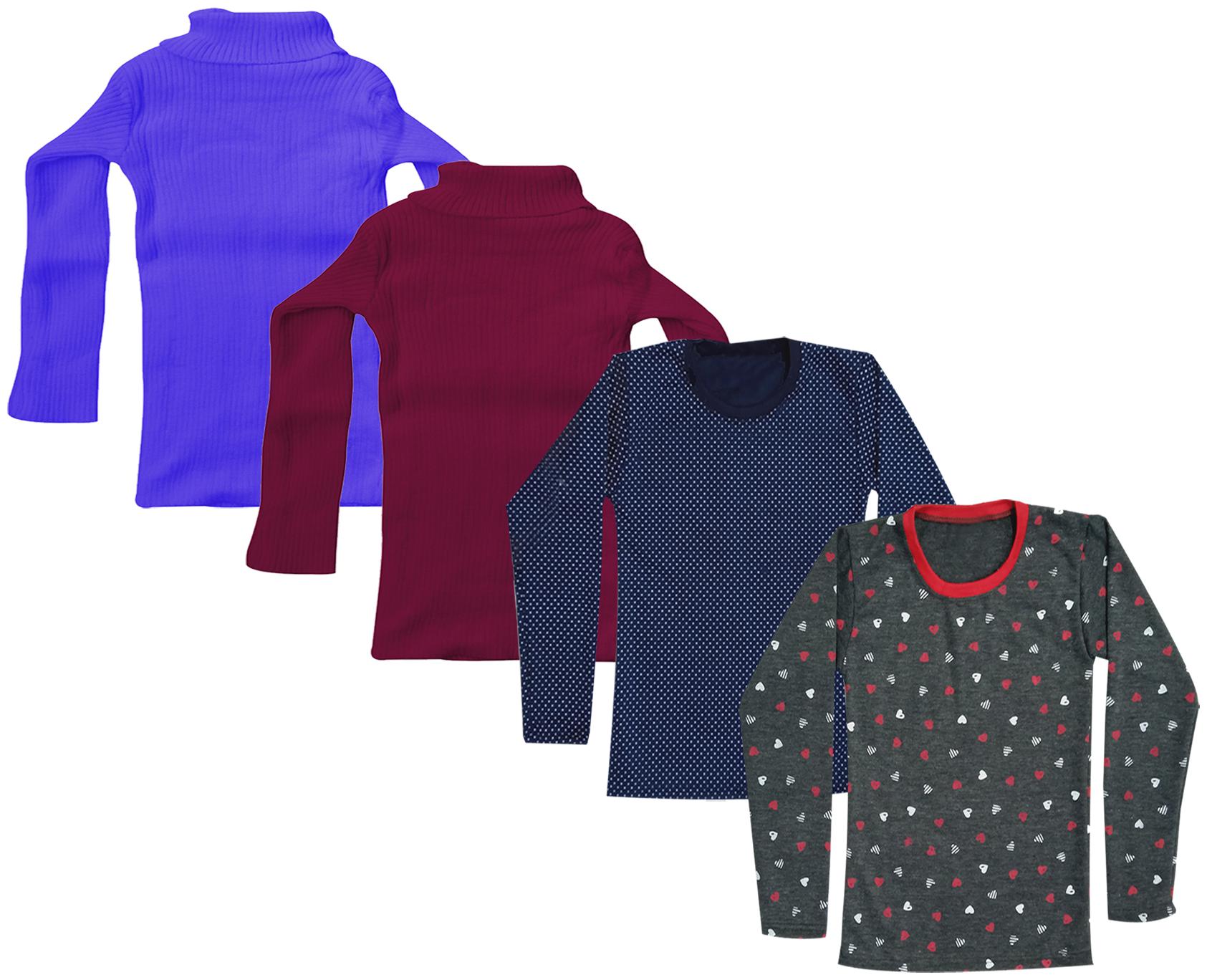 

Indiweaves Girl Wool Printed T shirt - Multi