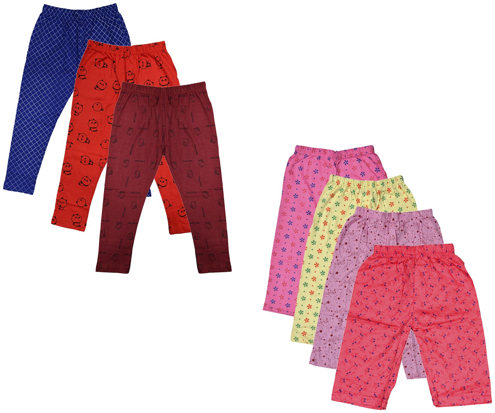 

Indiweaves Girl Cotton Printed Capri - Multi