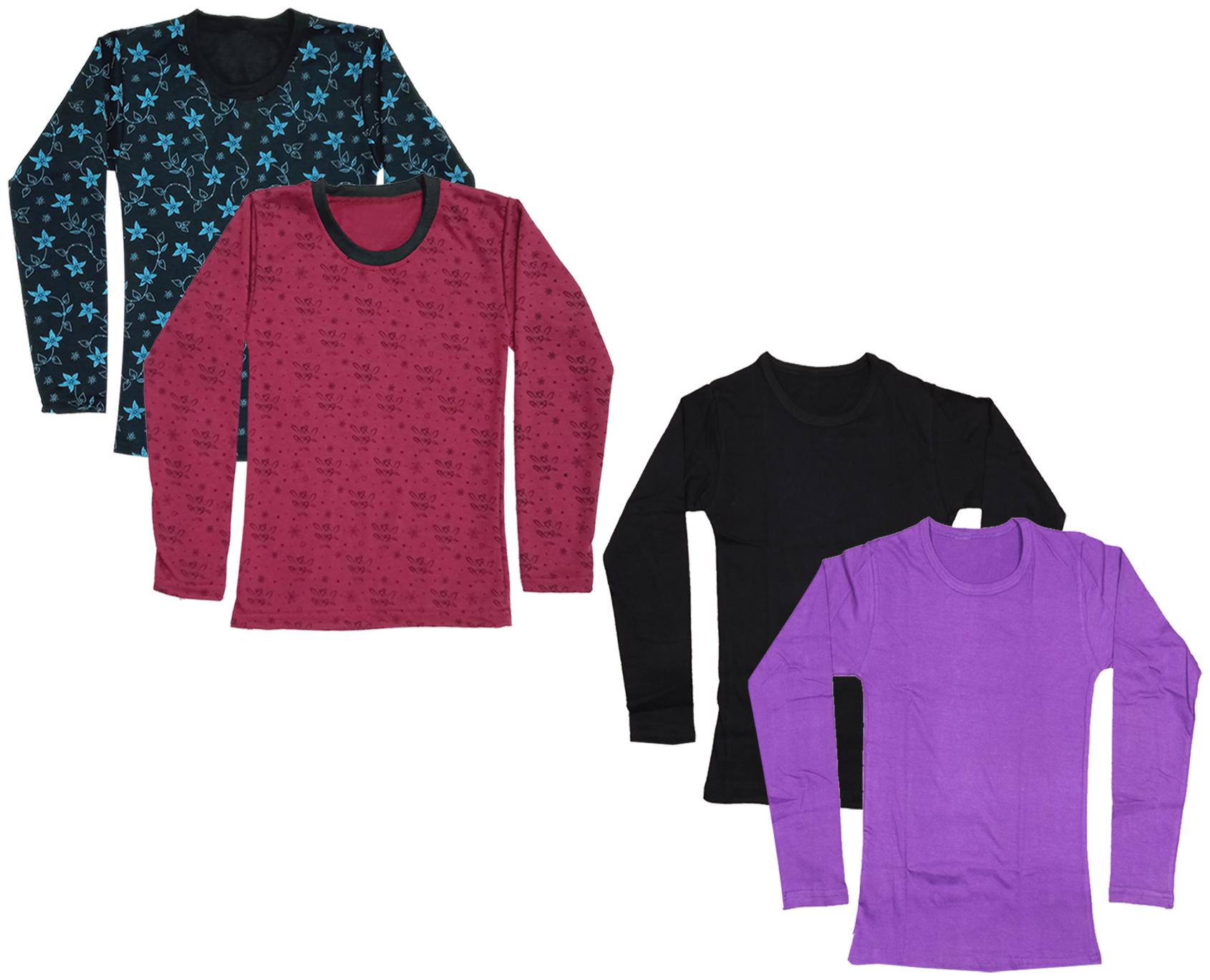 

Indiweaves Girl Cotton Printed T shirt - Multi