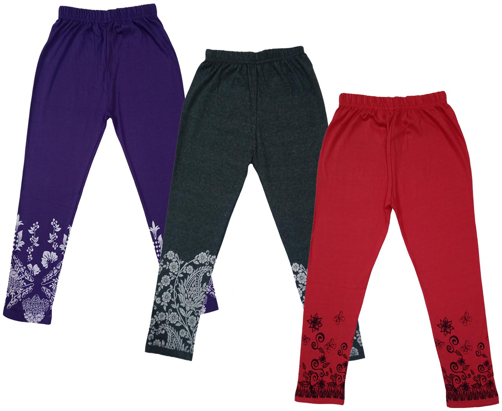 

Indiweaves Girl Cotton Printed Capri - Multi