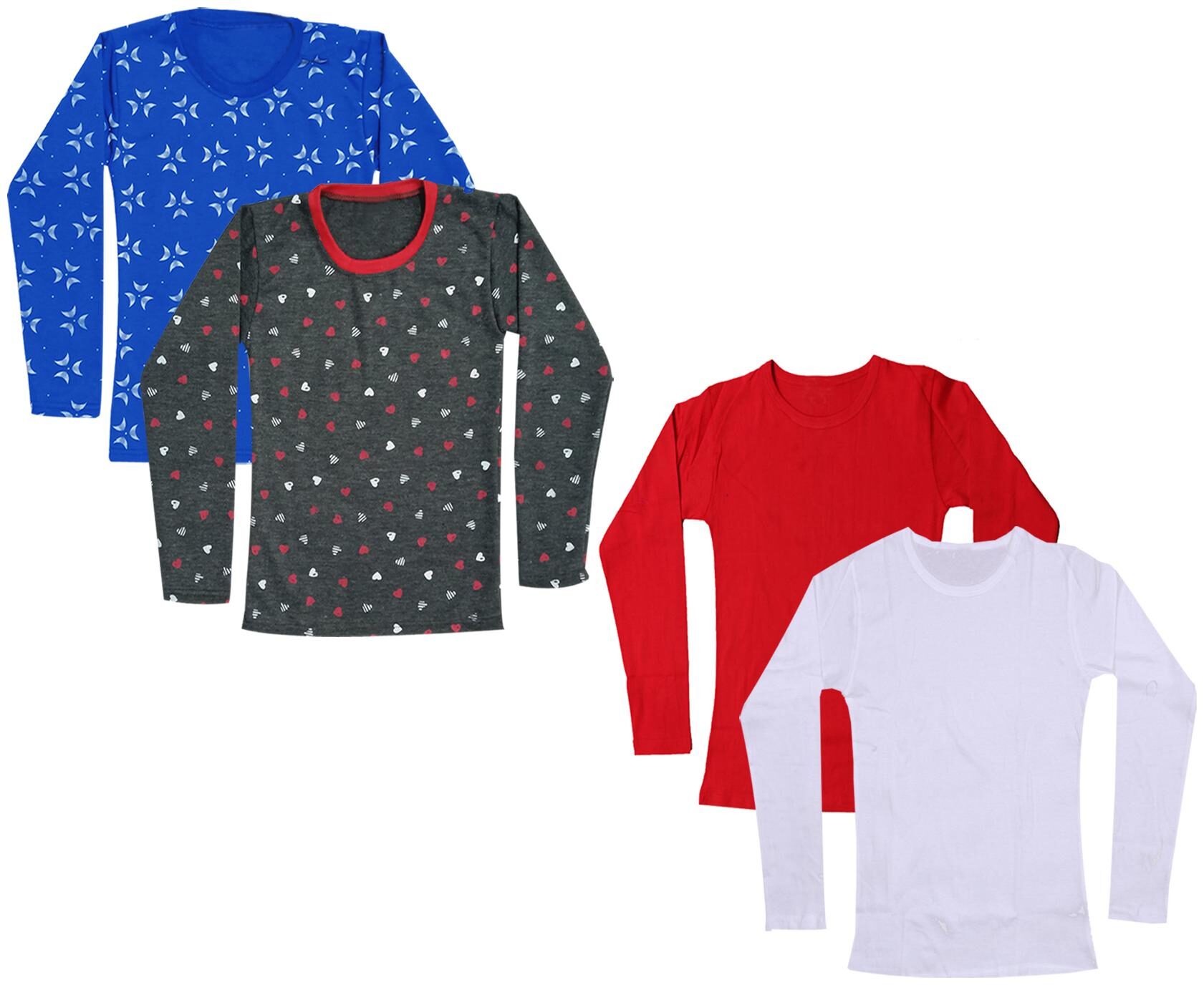 

Indiweaves Girl Cotton Printed T shirt - Multi