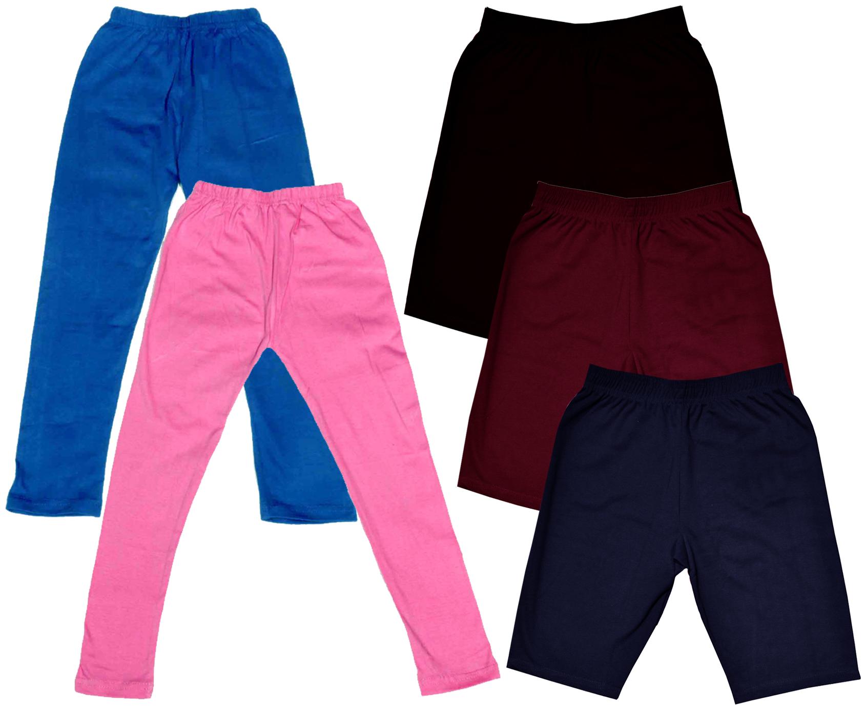 

Indiweaves Girl Cotton Solid Regular shorts - Multi