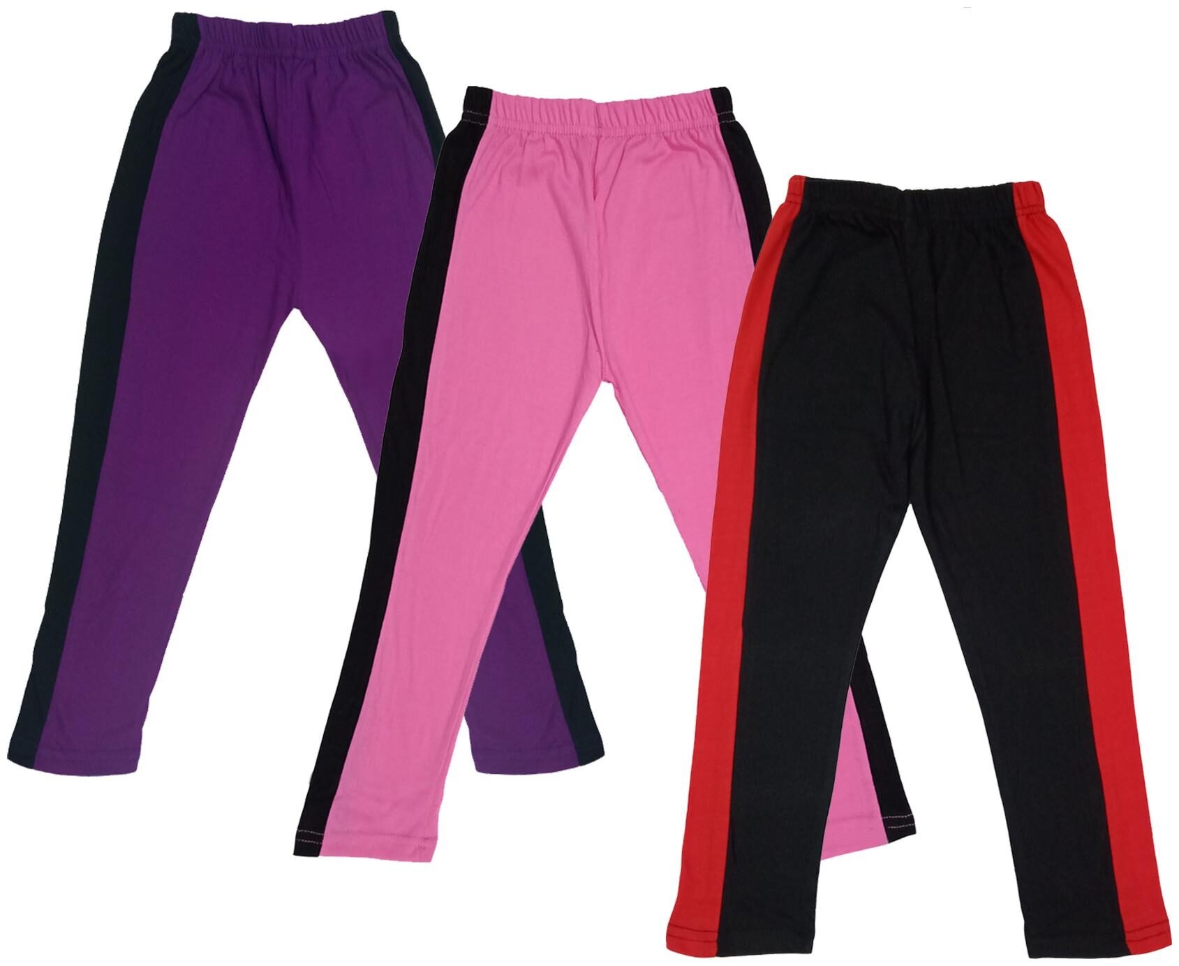 

Indiweaves Girl Cotton Solid Capri - Multi