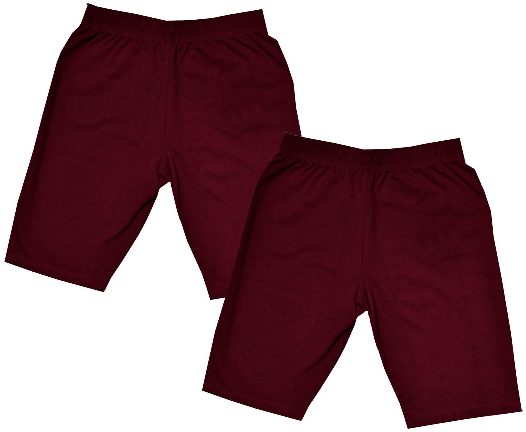 

Indiweaves Girl Cotton Solid Regular shorts - Maroon