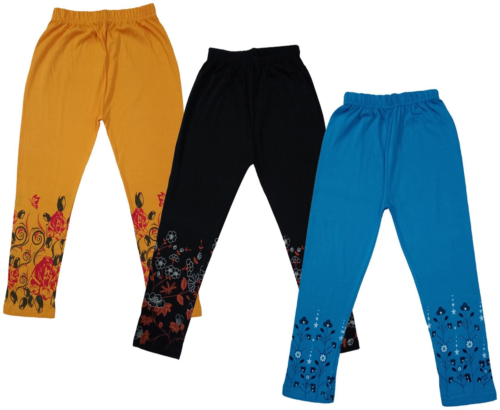 

Indiweaves Girl Cotton Printed Capri - Multi