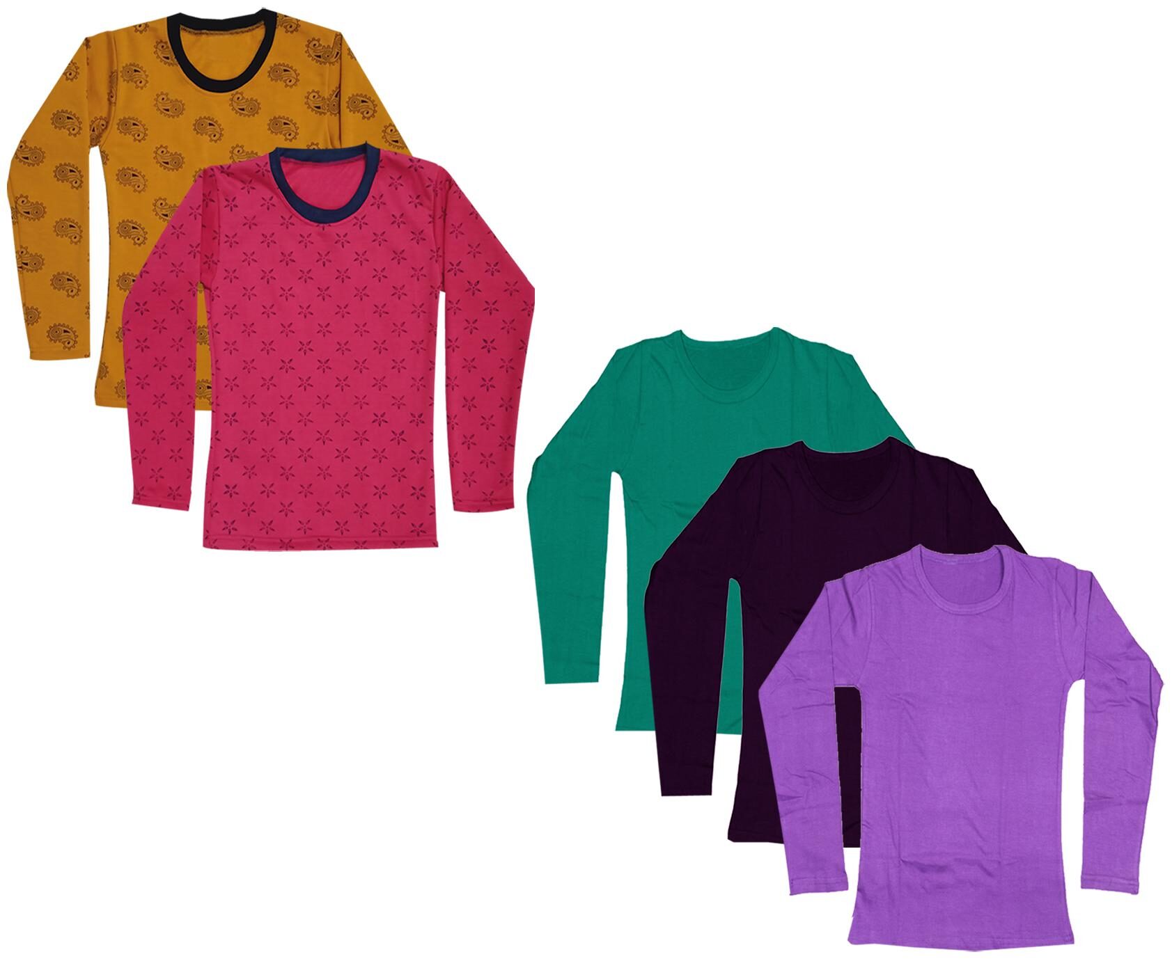 

Indiweaves Girl Cotton Printed T shirt - Multi