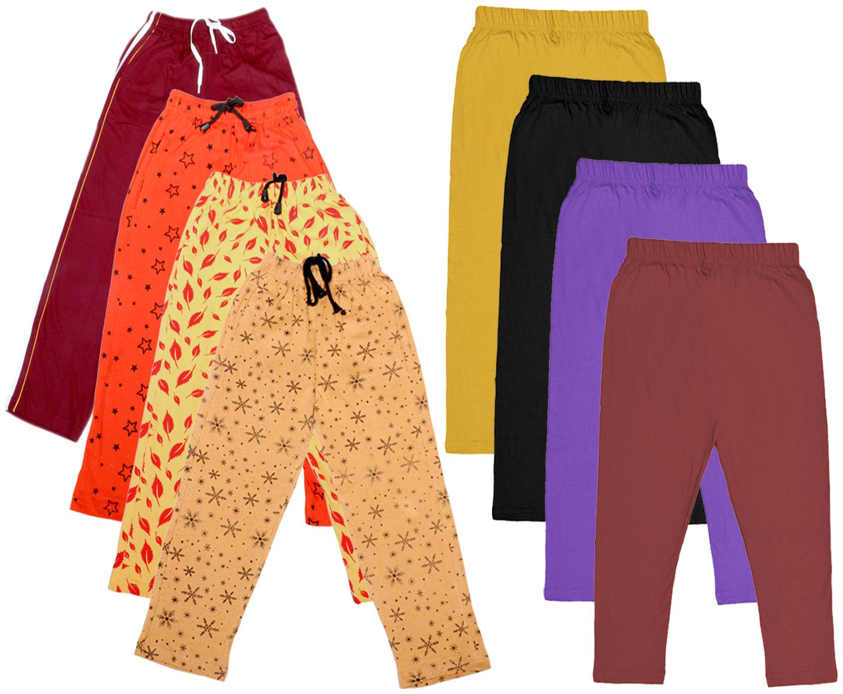 

Indiweaves Girl Cotton Solid Capri - Multi