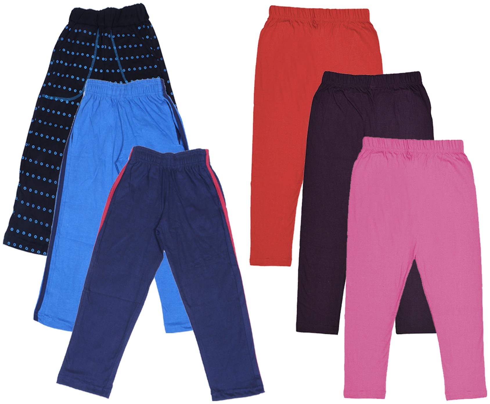 

Indiweaves Girl Cotton Solid Capri - Multi