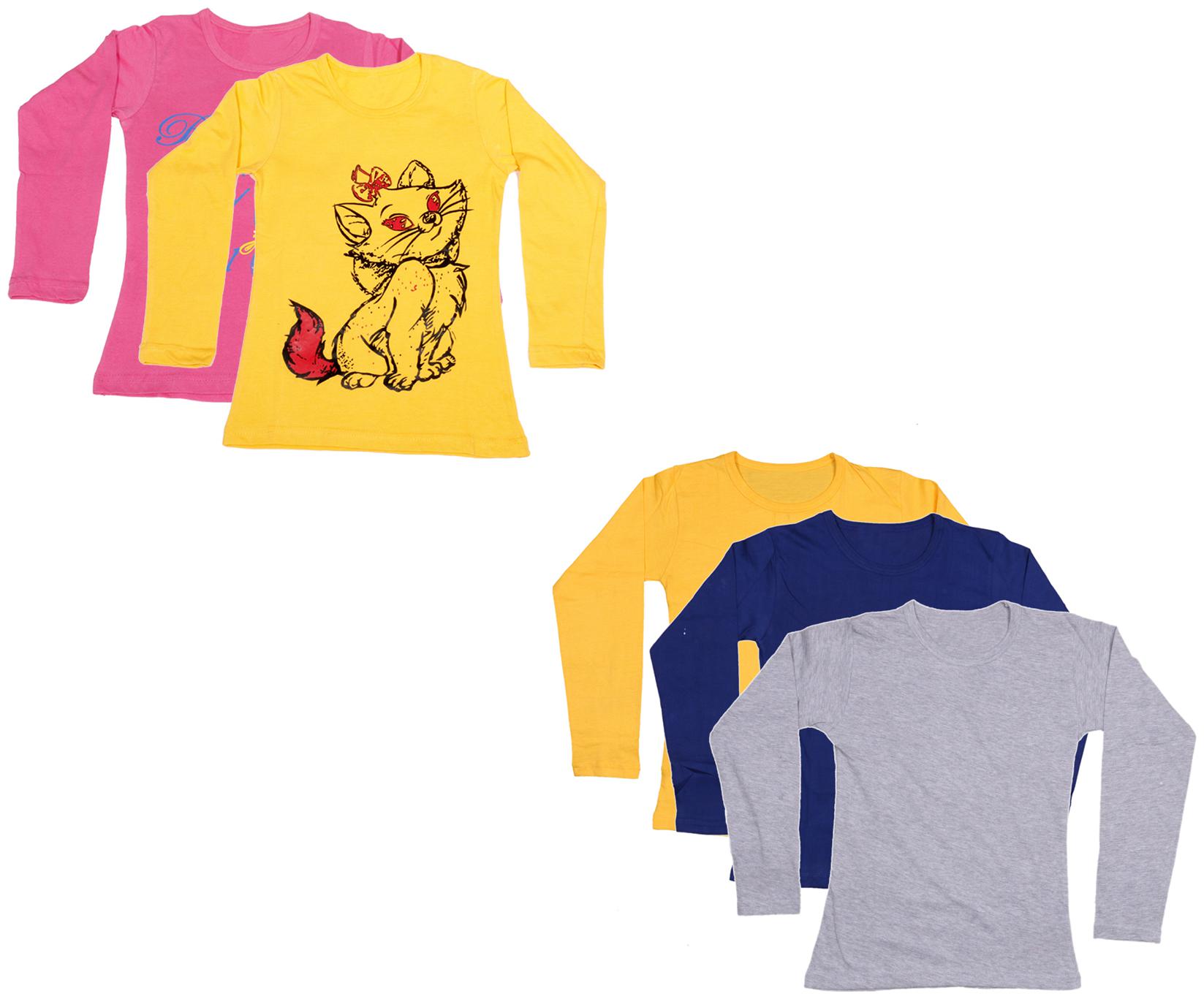 

Indiweaves Girl Cotton Printed T shirt - Multi