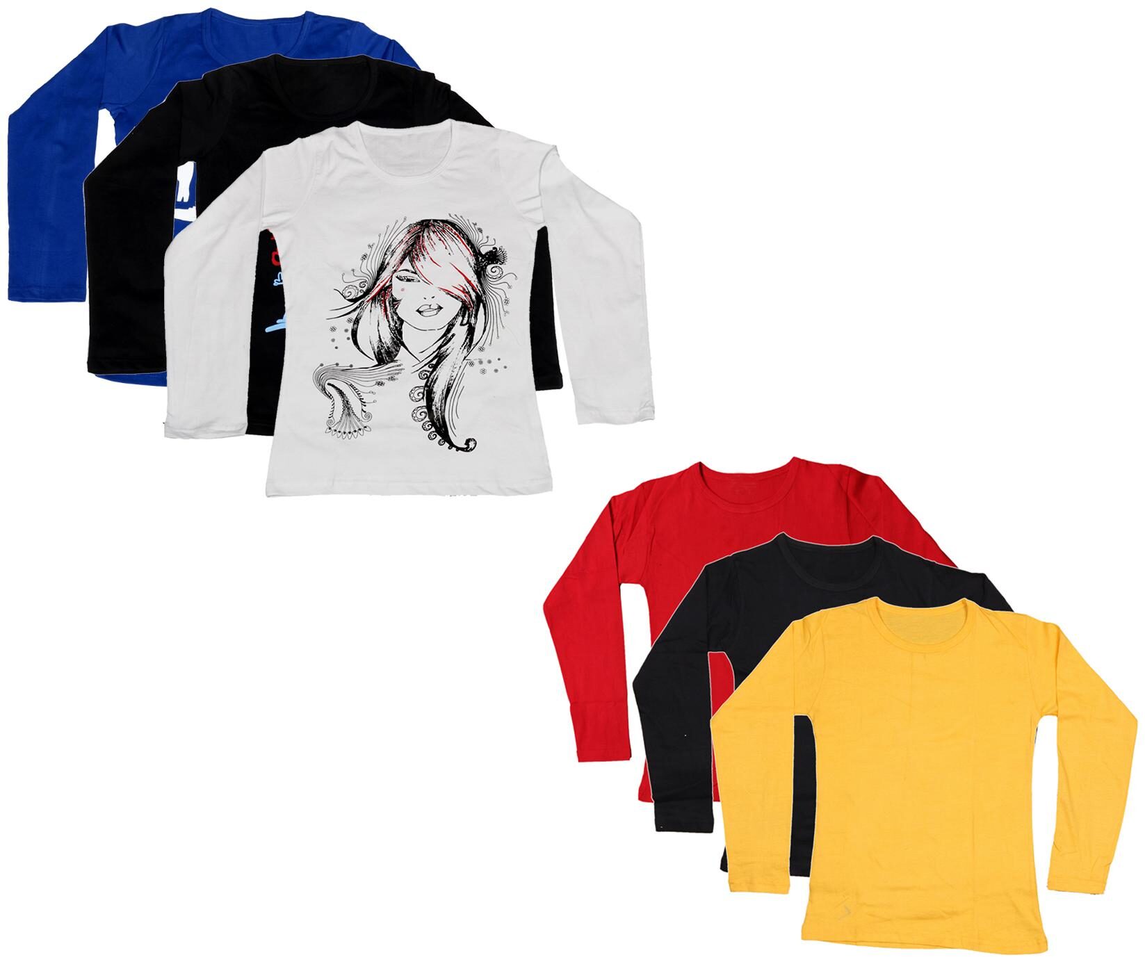 

Indiweaves Girl Cotton Printed T shirt - Multi