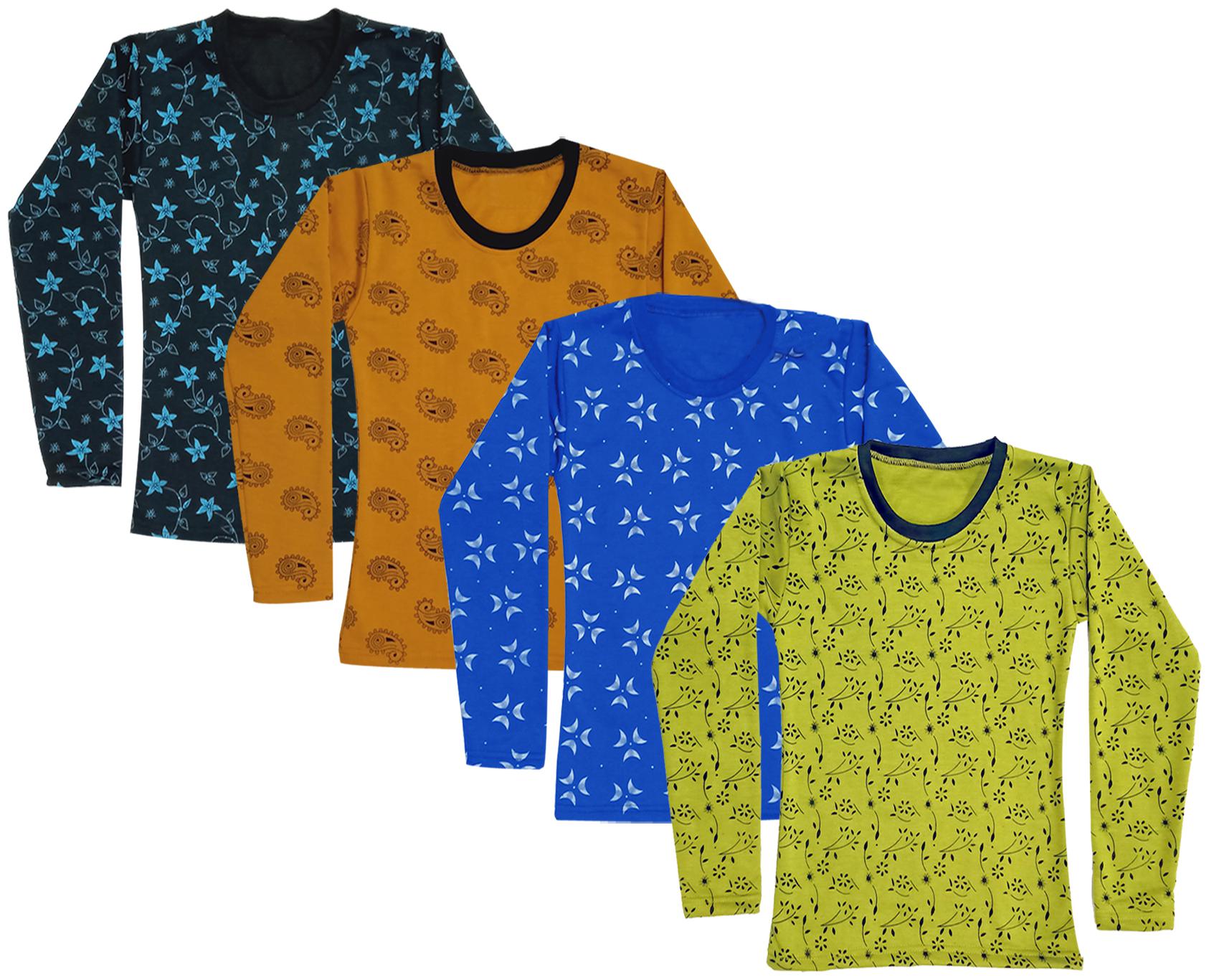 

Indiweaves Girl Wool Printed T shirt - Multi