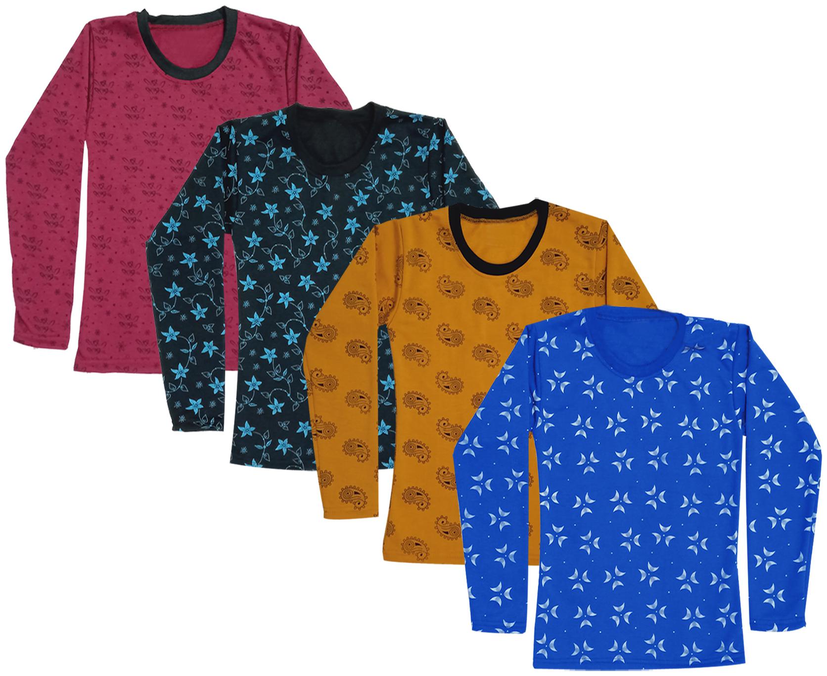 

Indiweaves Girl Wool Printed T shirt - Multi
