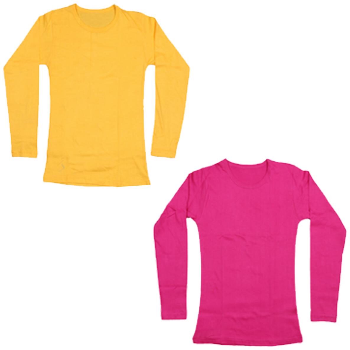 

Indiweaves Girl Cotton Solid T shirt - Pink