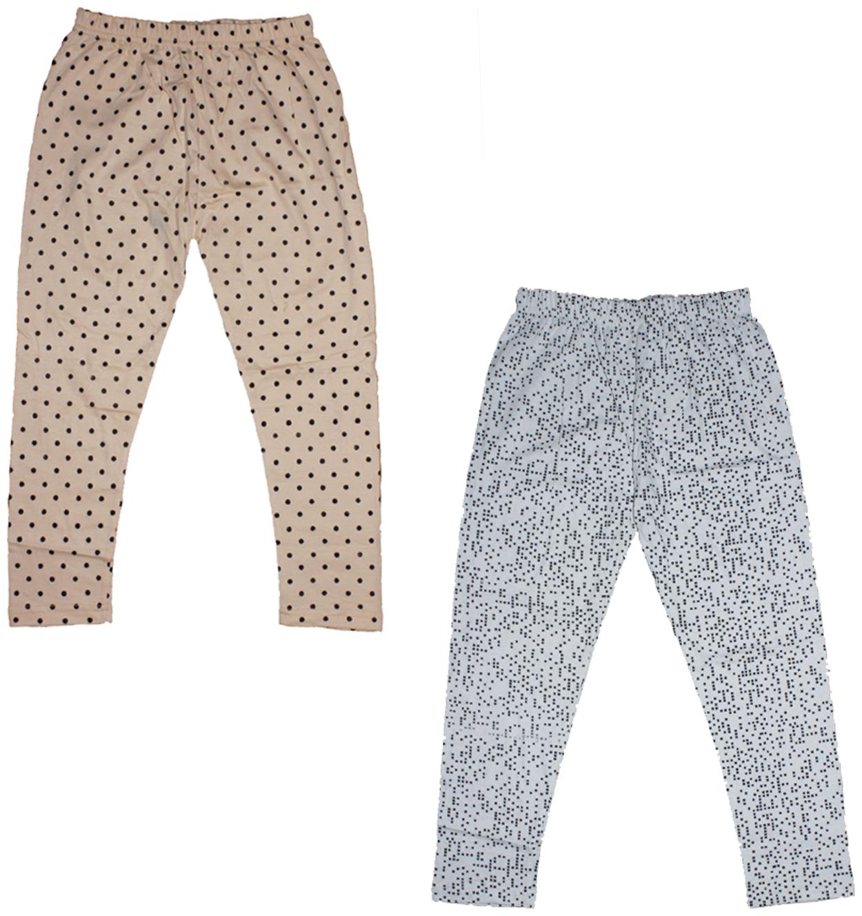 

Indiweaves Girl Cotton Printed Capri - Grey Blue