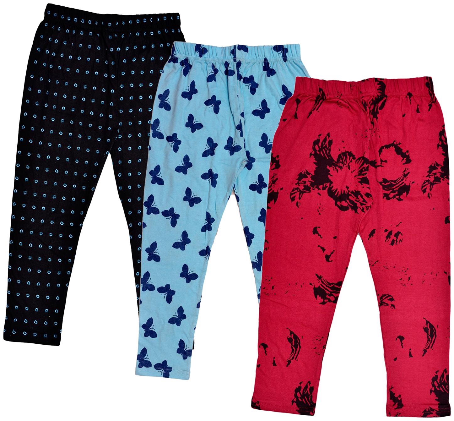 

Indiweaves Girl Cotton Printed Capri - Multi