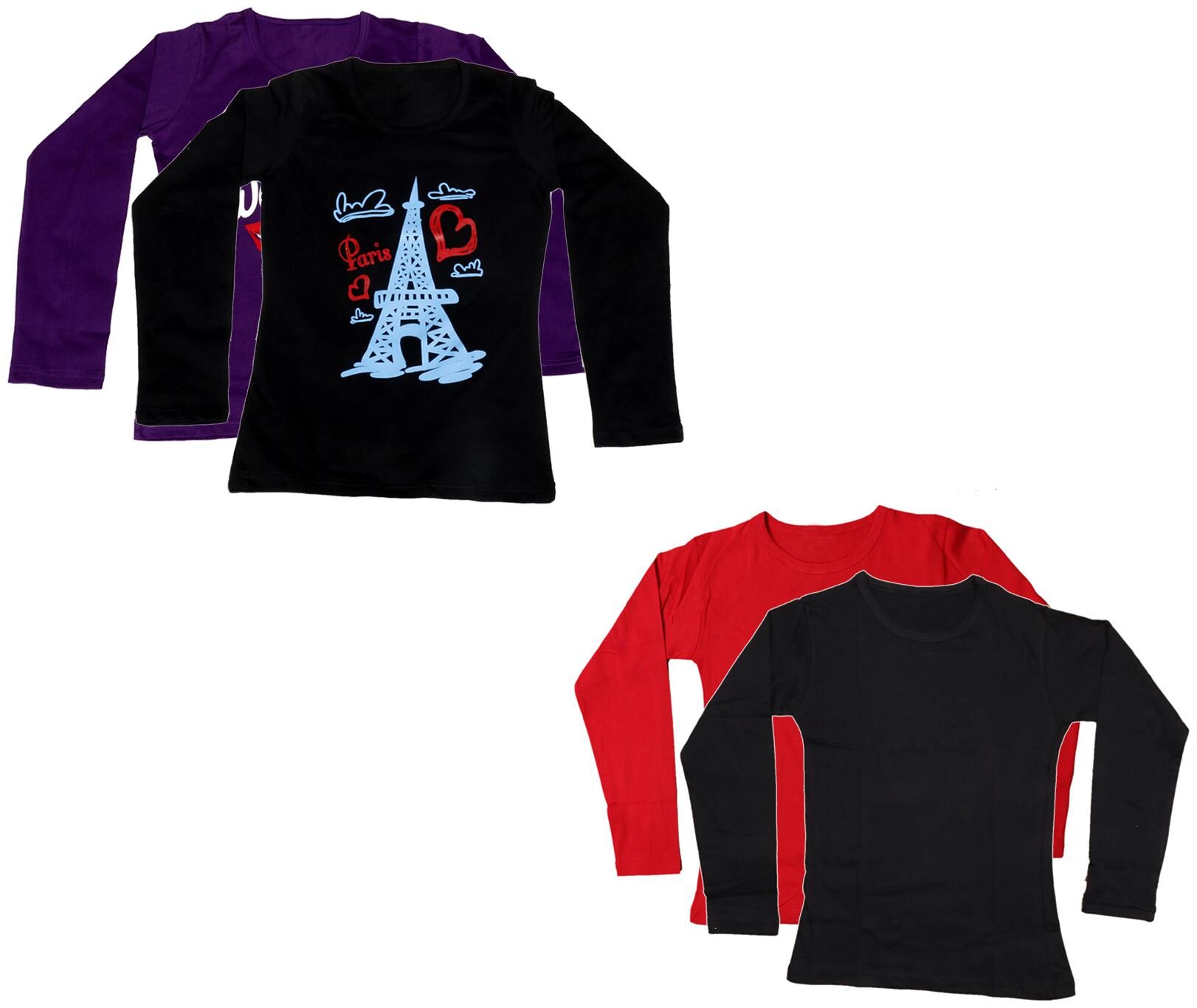 

Indiweaves Girl Cotton Printed T shirt - Multi