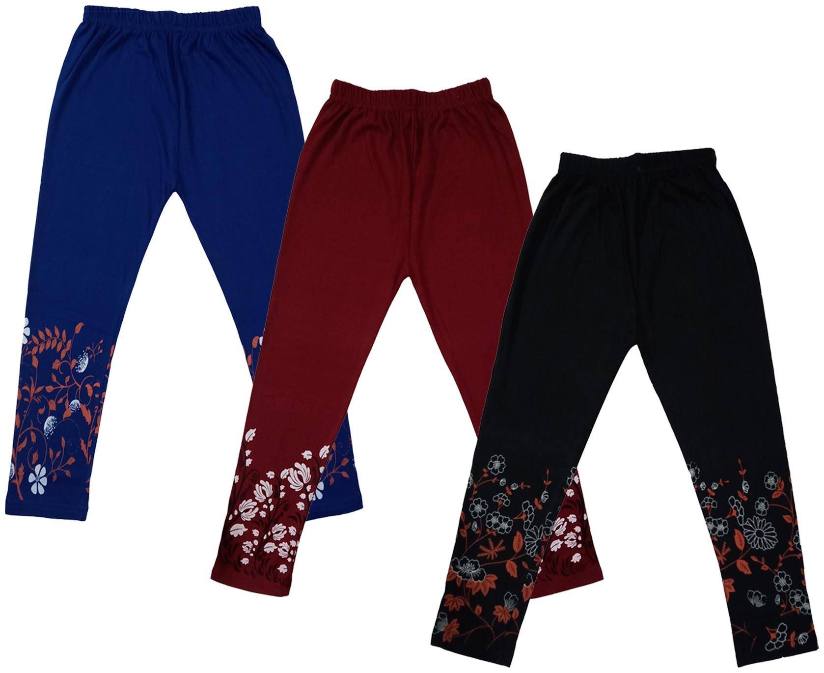 

Indiweaves Girl Cotton Printed Capri - Multi
