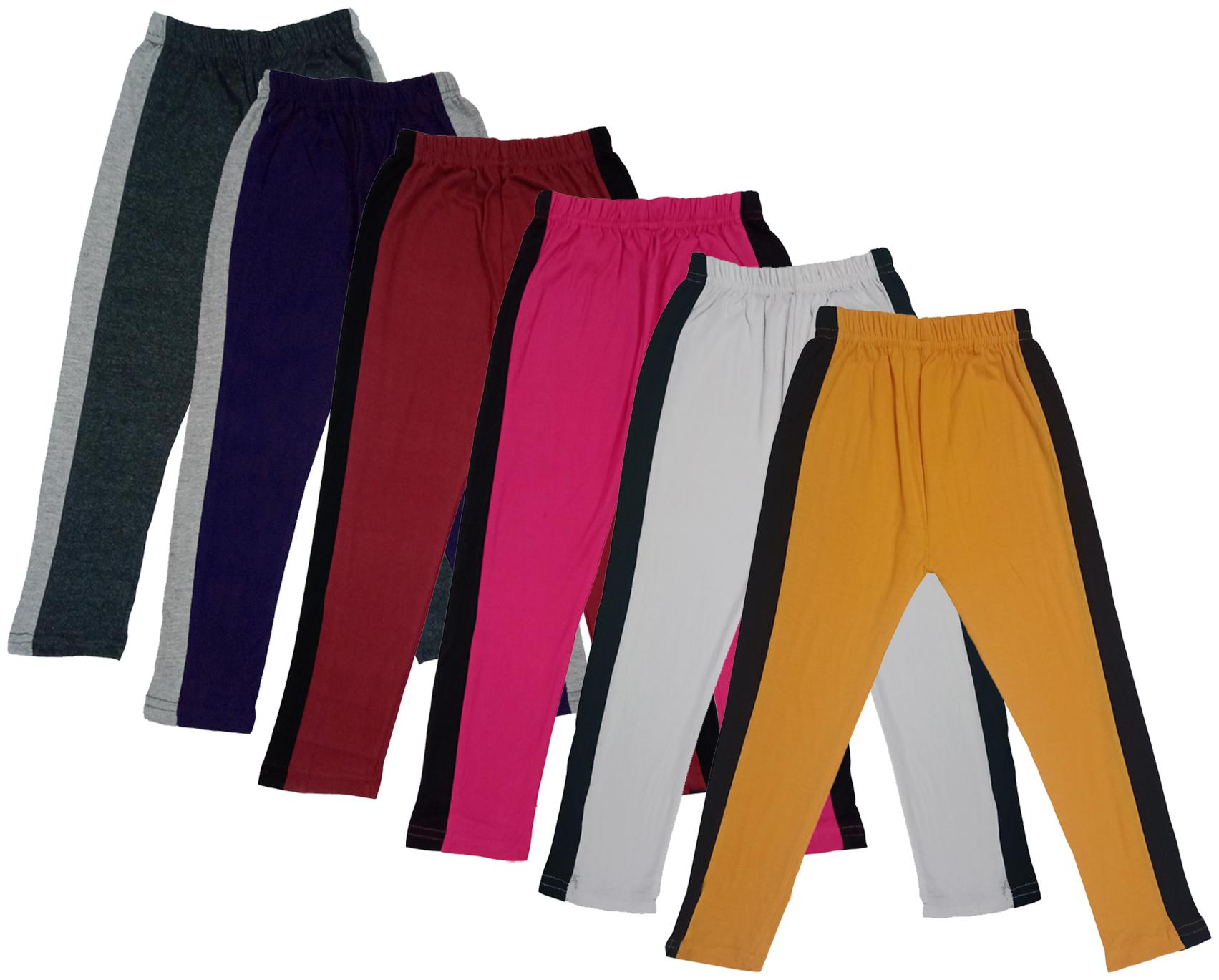 

Indiweaves Girl Cotton Solid Capri - Multi