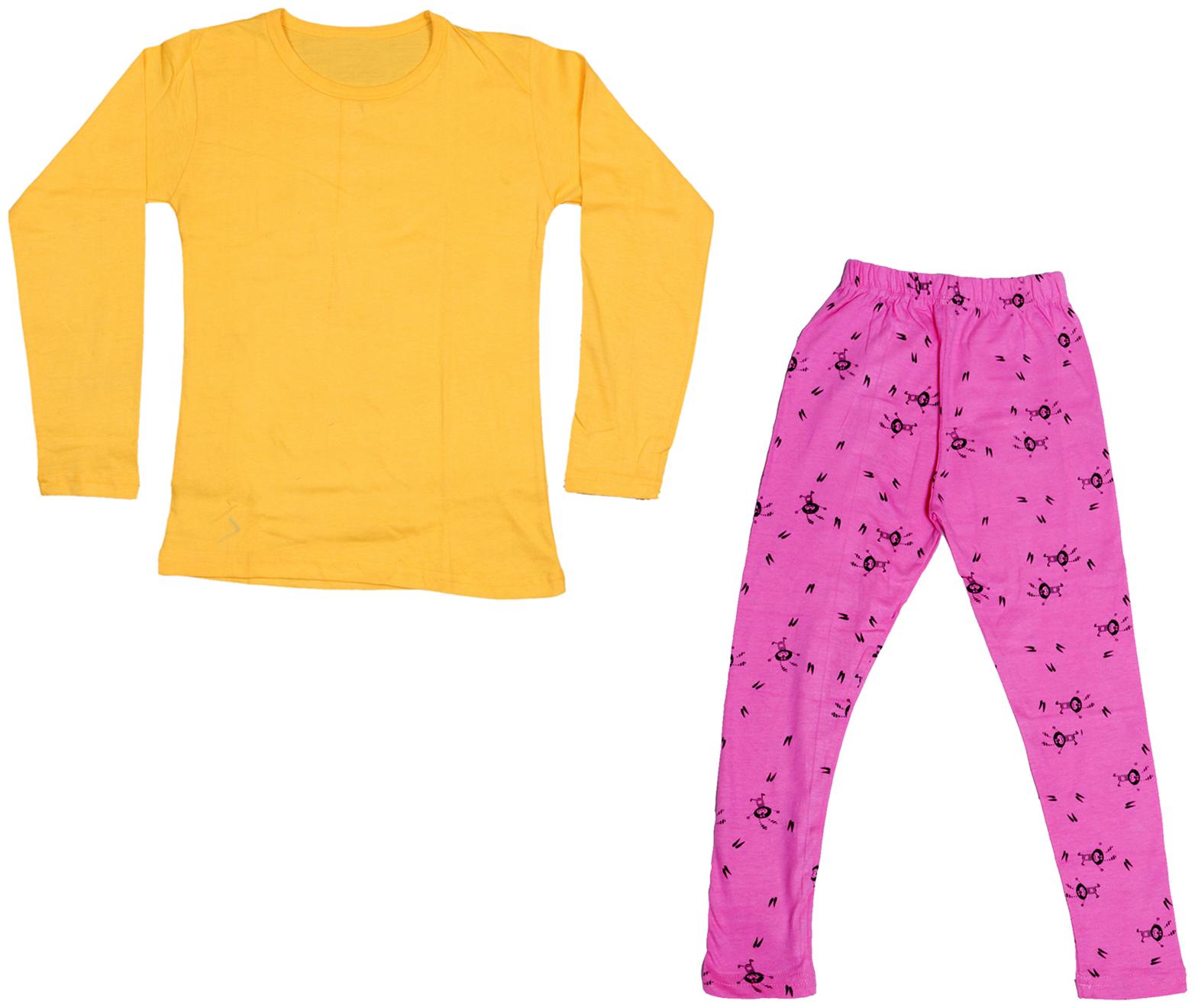 

Indiweaves Girl Cotton Solid T shirt - Multi