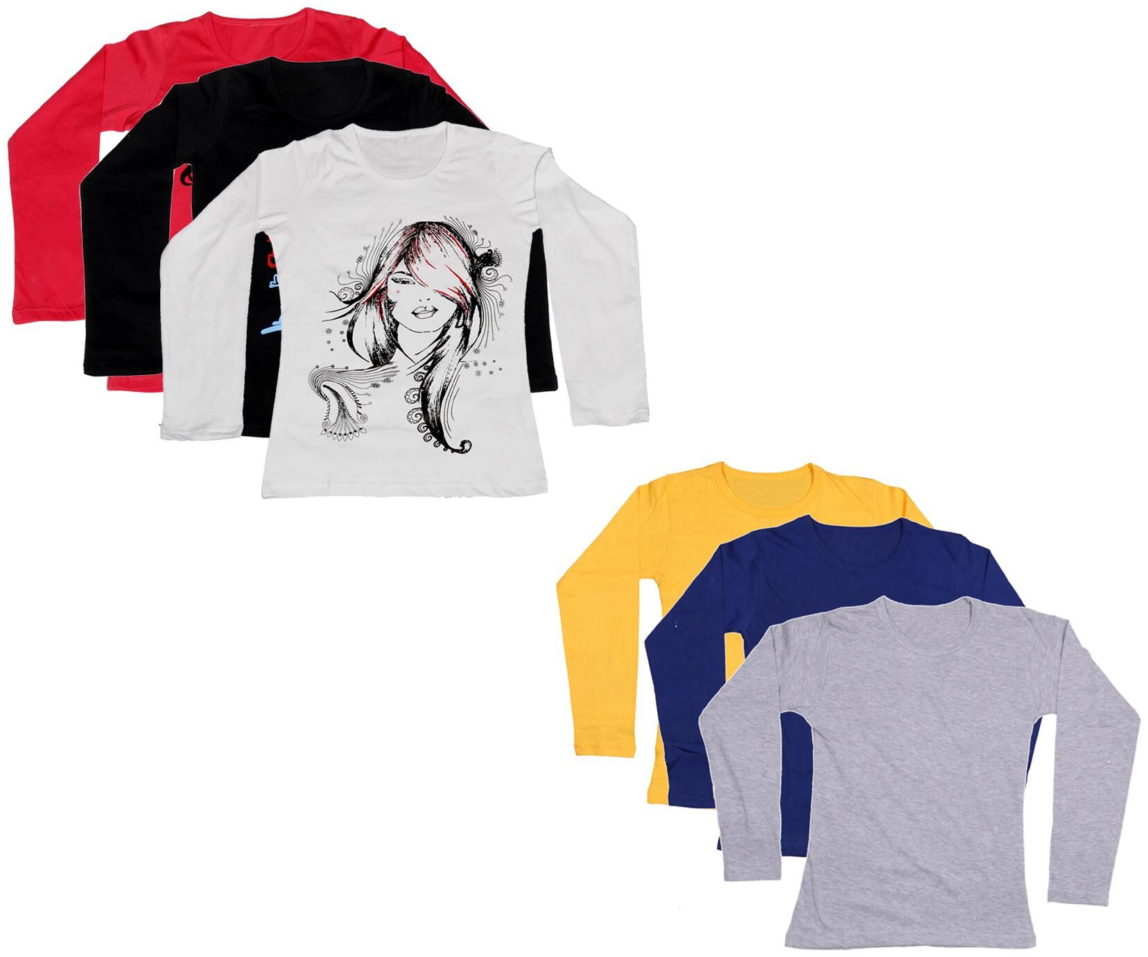 

Indiweaves Girl Cotton Printed T shirt - Multi