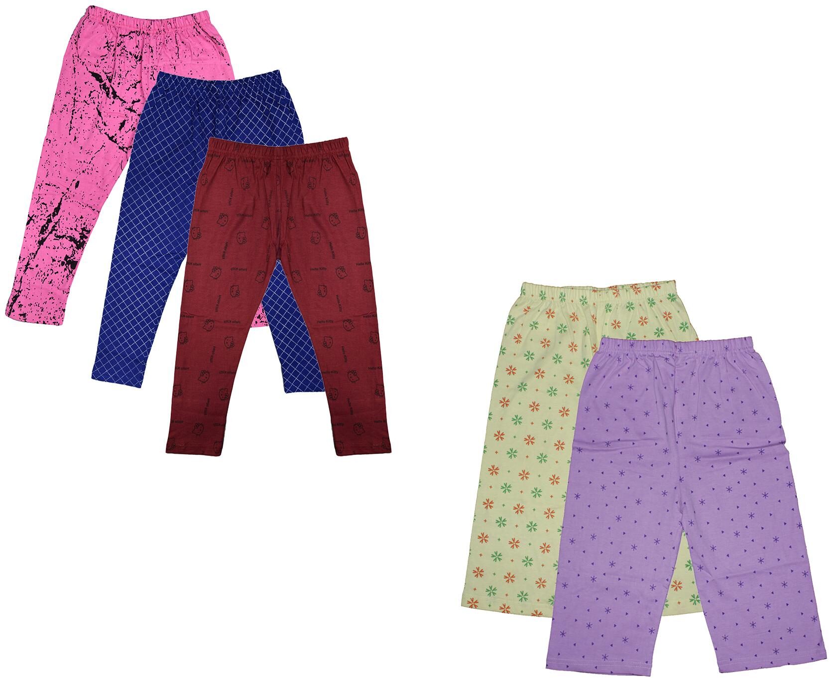 

Indiweaves Girl Cotton Printed Capri - Multi