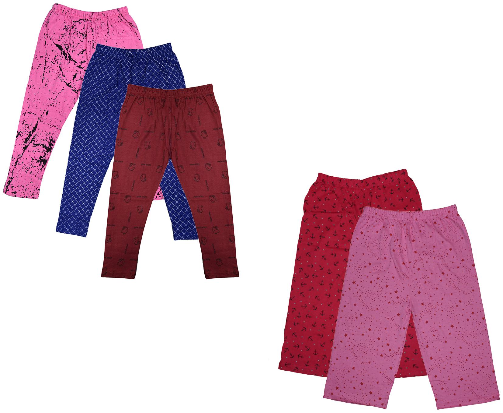 

Indiweaves Girl Cotton Printed Capri - Multi