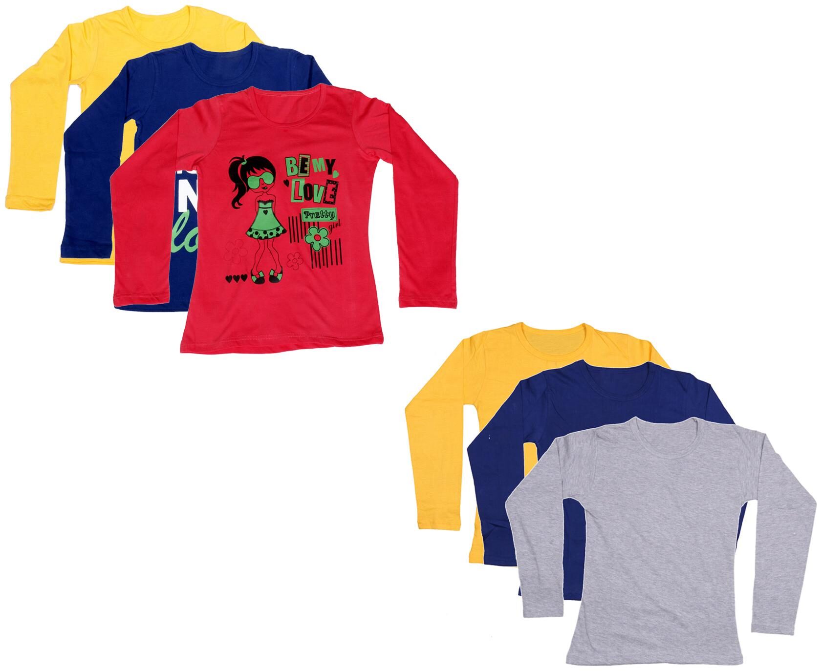 

Indiweaves Girl Cotton Printed T shirt - Multi