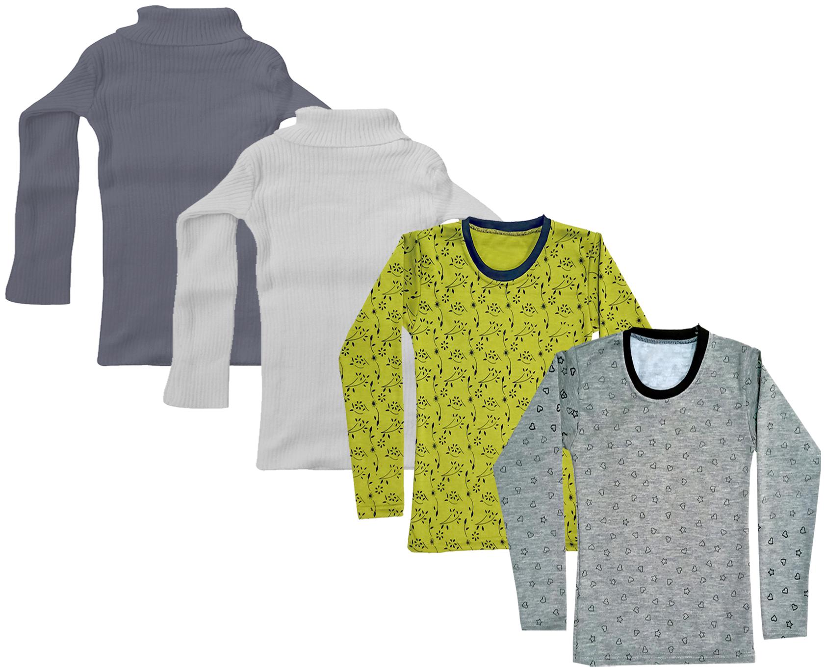 

Indiweaves Girl Wool Printed T shirt - Multi
