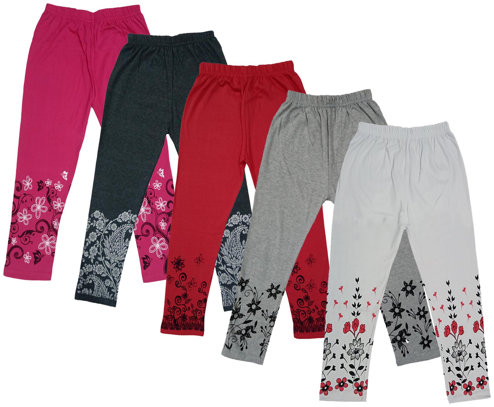

Indiweaves Girl Cotton Printed Capri - Multi