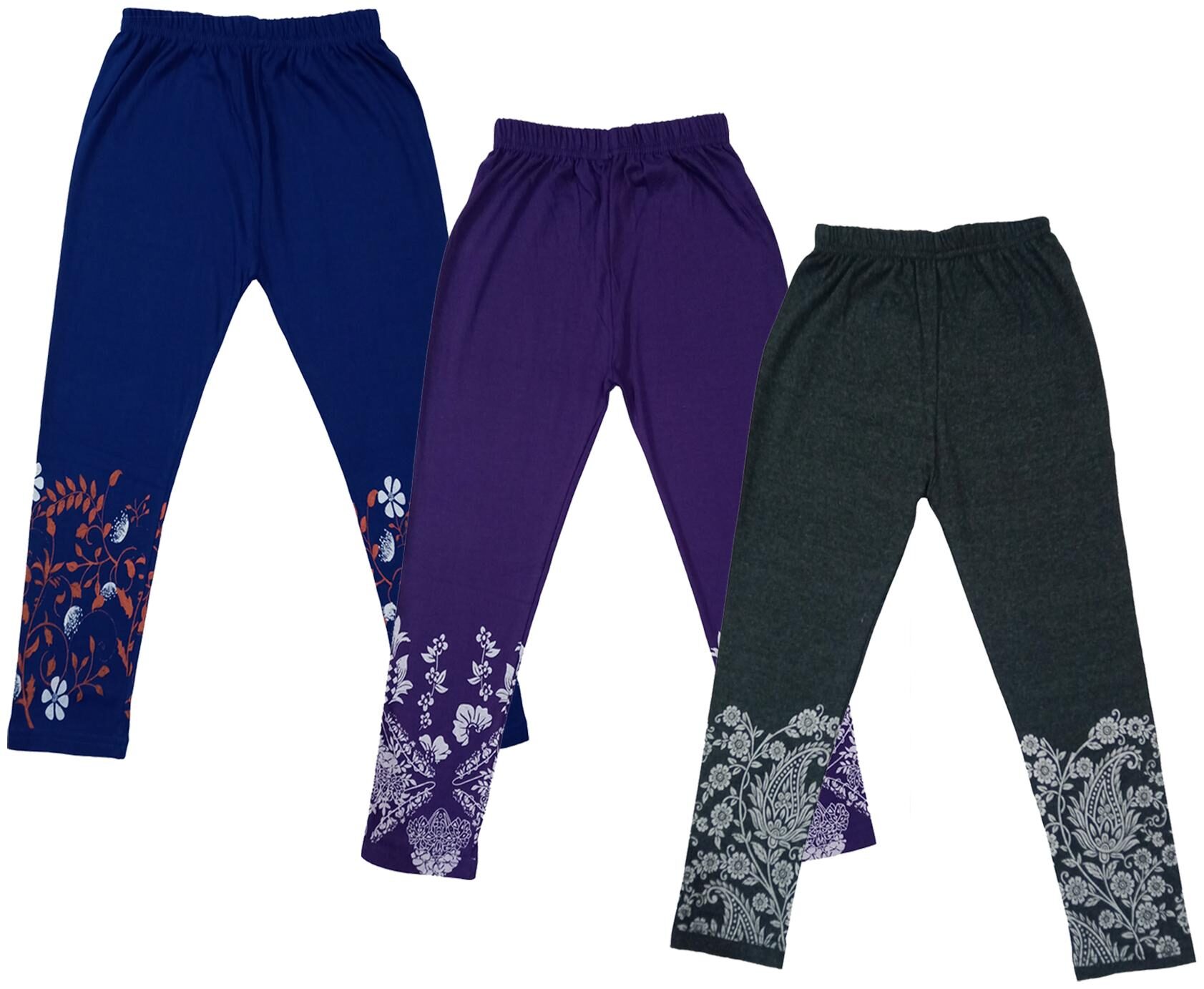 

Indiweaves Girl Cotton Printed Capri - Multi