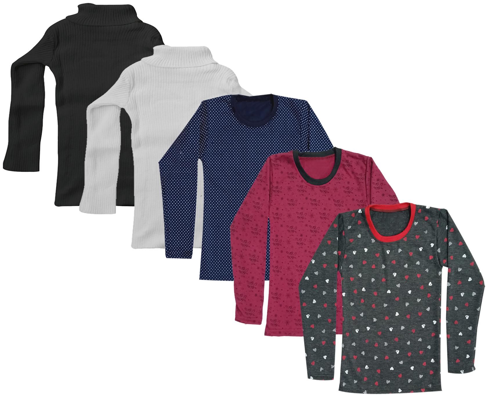 

Indiweaves Girl Wool Printed T shirt - Multi