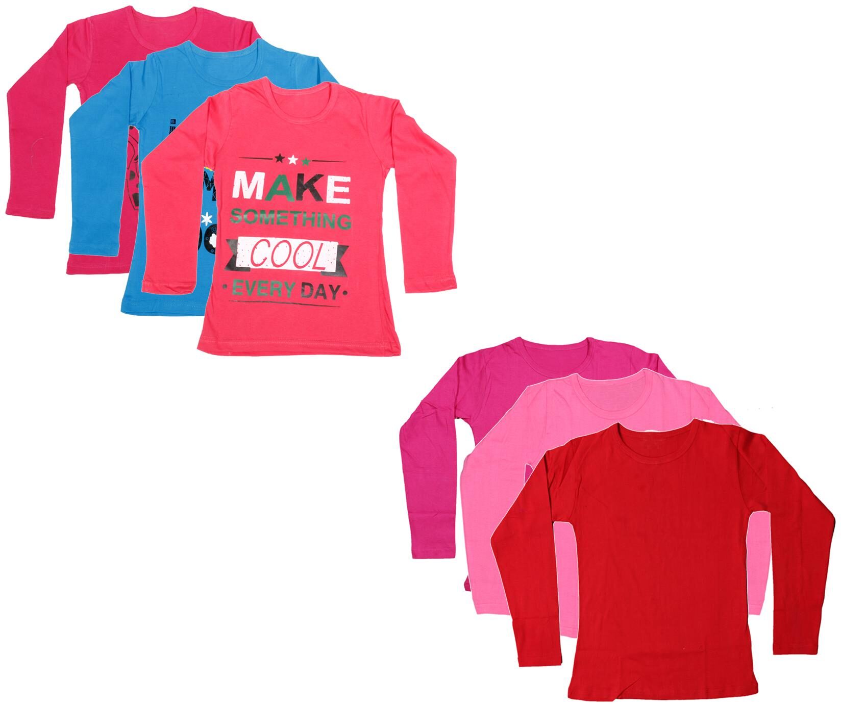 

Indiweaves Girl Cotton Printed T shirt - Multi
