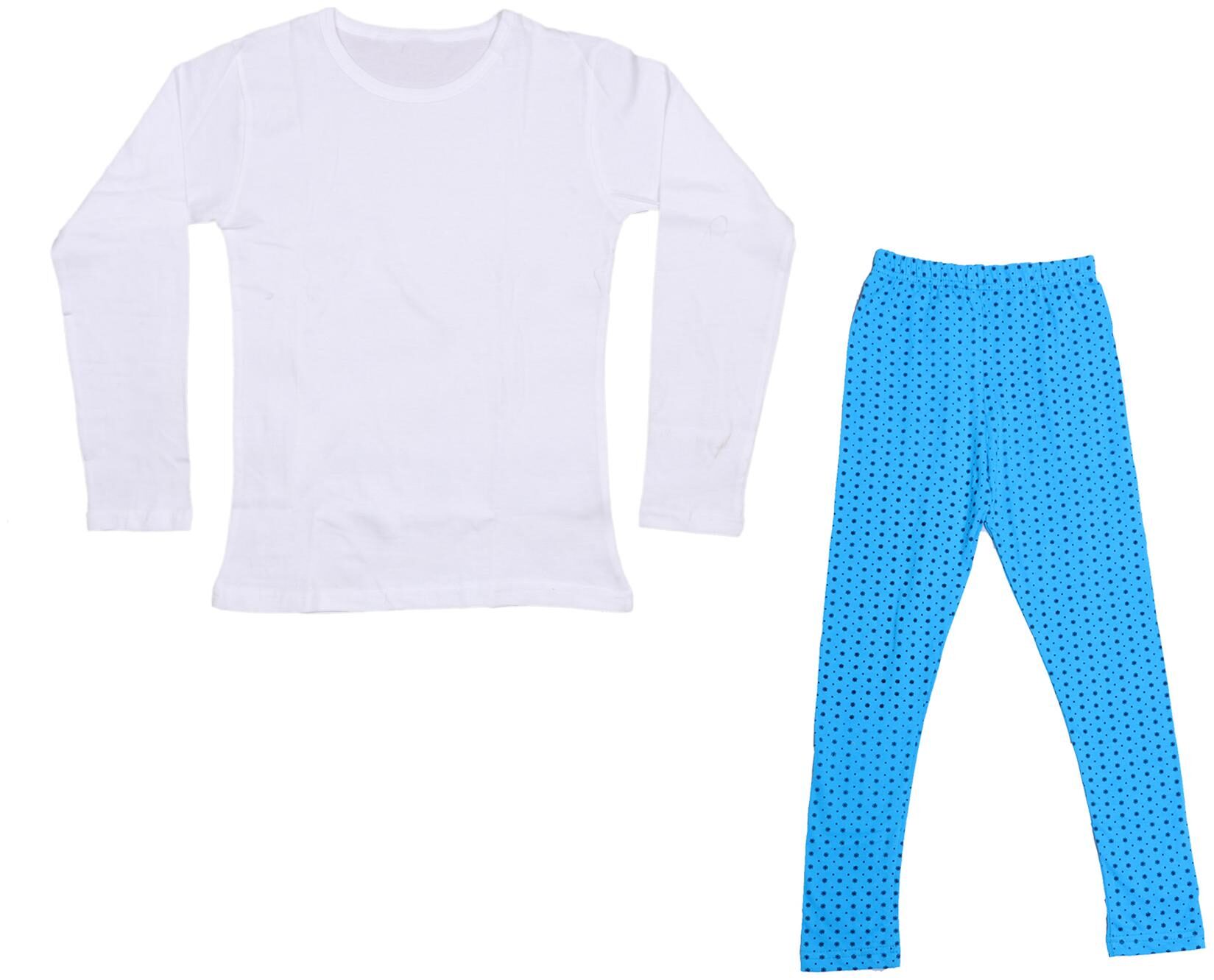 

Indiweaves Girl Cotton Solid T shirt - Multi