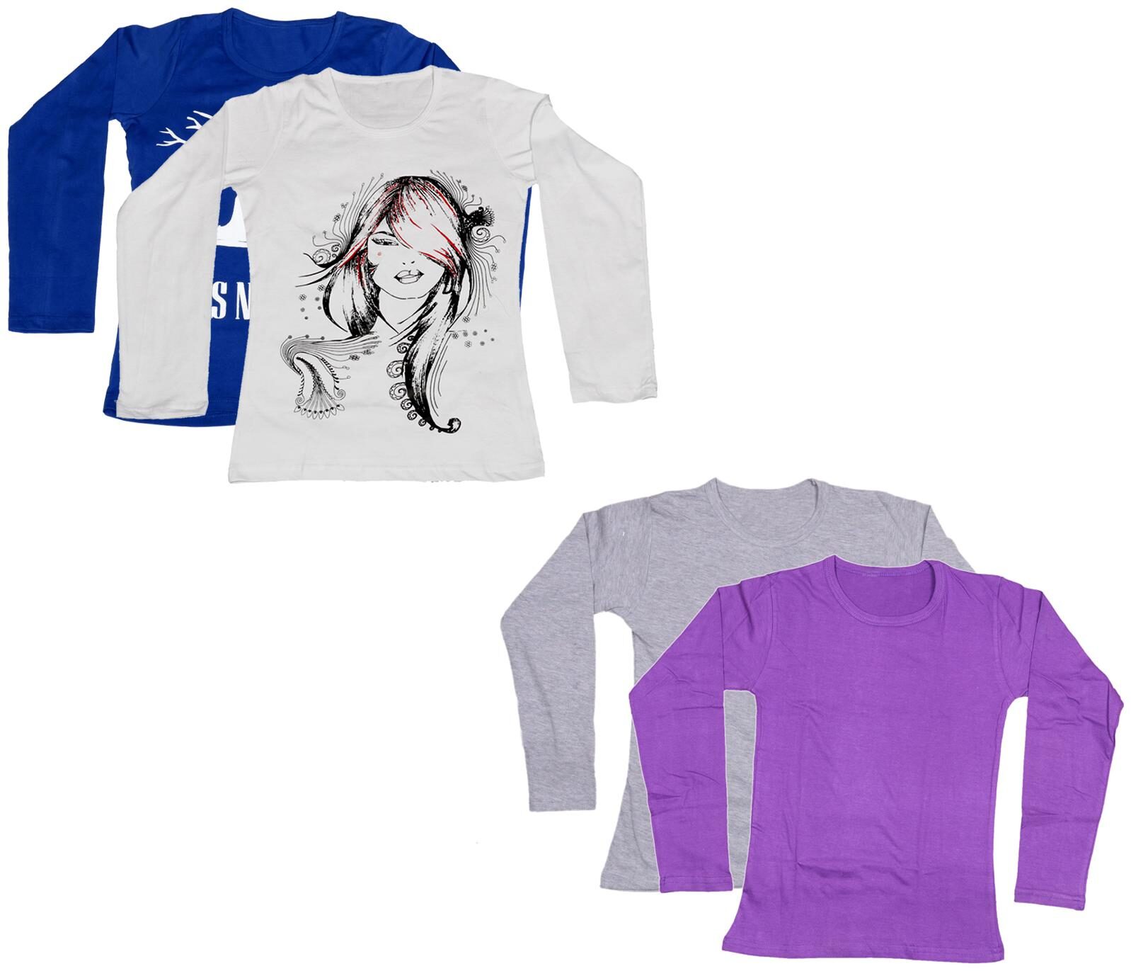 

Indiweaves Girl Cotton Printed T shirt - Multi