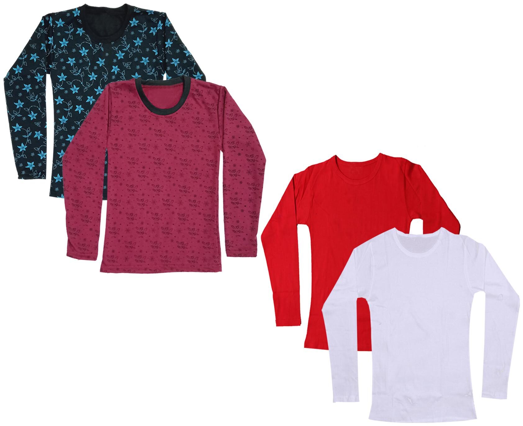 

Indiweaves Girl Cotton Printed T shirt - Multi