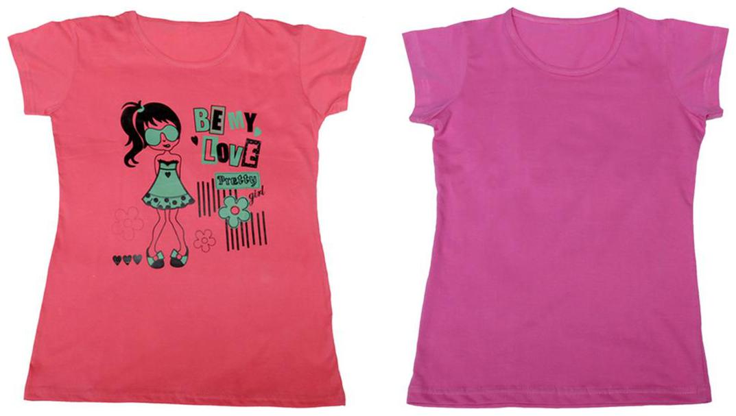 

Indiweaves Girl Cotton Solid T shirt - Grey