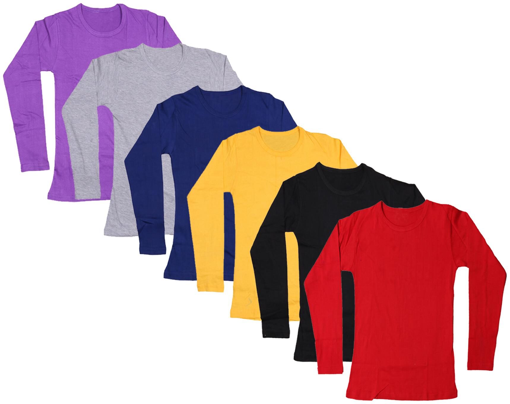 

Indiweaves Girl Cotton Solid T shirt - Multi