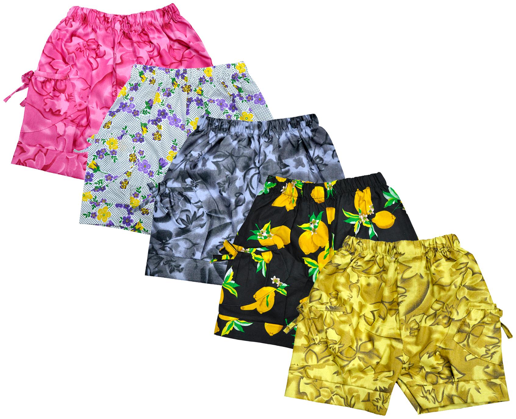 

Indiweaves Girl Cotton Printed Regular shorts - Multi