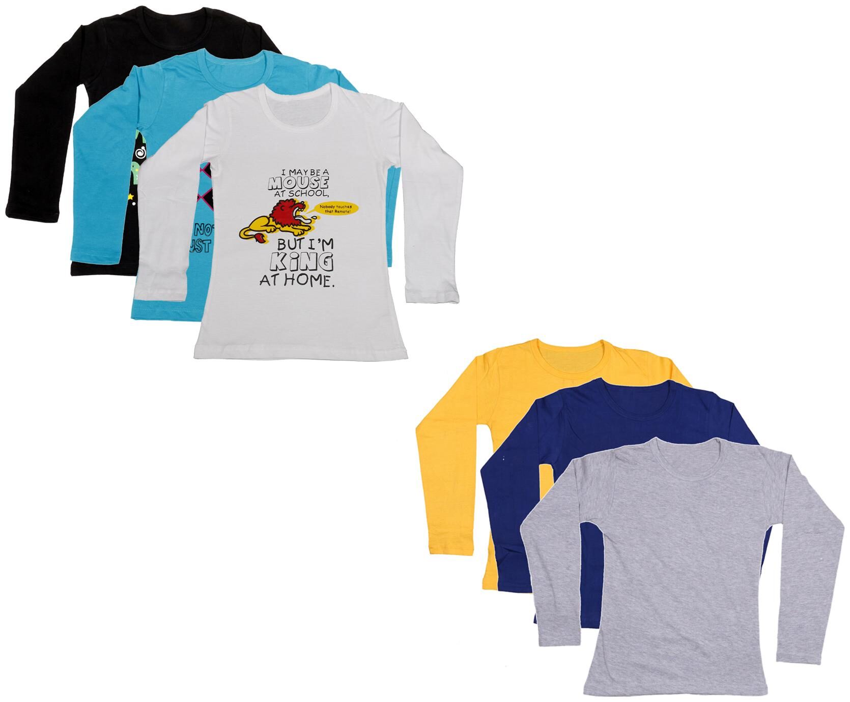 

Indiweaves Girl Cotton Printed T shirt - Multi