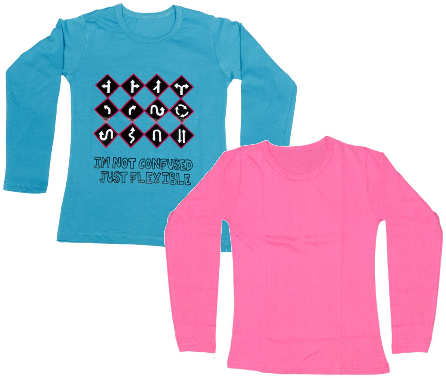 

Indiweaves Girl Cotton Printed T shirt - Multi