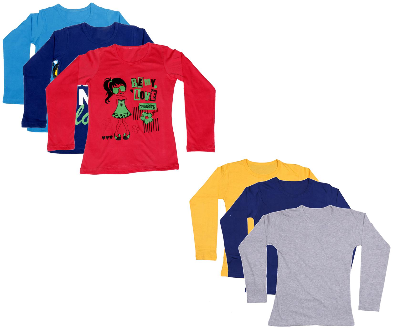 

Indiweaves Girl Cotton Printed T shirt - Multi