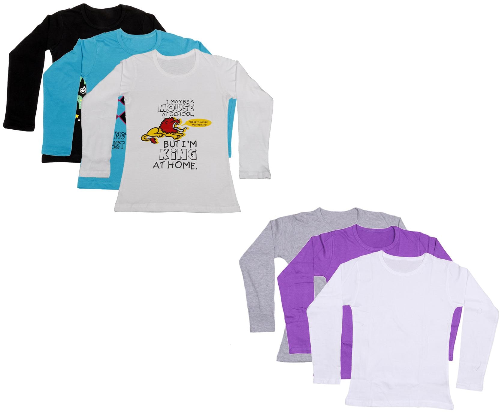 

Indiweaves Girl Cotton Printed T shirt - Multi