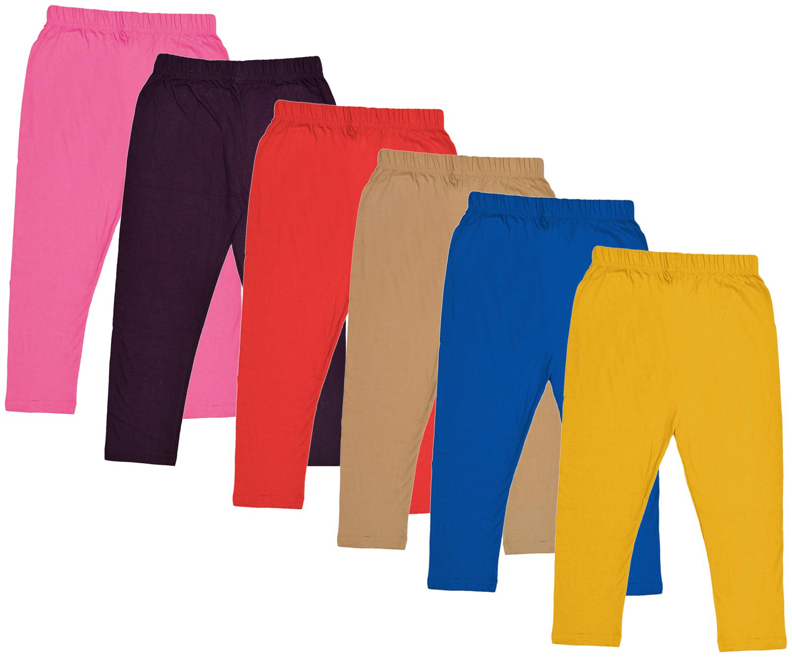 

Indiweaves Girl Cotton Solid Capri - Multi